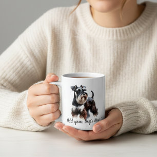 Personalisieren Sie Black and Browns Schnauzer Kee Kaffeetasse