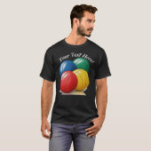 Personalisieren Sie Bocce Ball einzigartig T-Shirt (Vorne ganz)