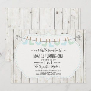 Personalisieren Sie Boy Valentine Day First Birthd Einladung