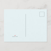 Personalisieren Sie Brautparty Blue Hydrangea Ankündigungspostkarte (Rückseite)