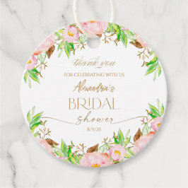 Personalisieren Sie Brautparty Blume Vielen Dank Geschenkanhänger