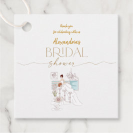 Personalisieren Sie Brautparty Dress Vielen Dank Geschenkanhänger