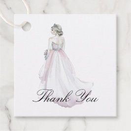 Personalisieren Sie Brautparty Dress Vielen Dank Geschenkanhänger