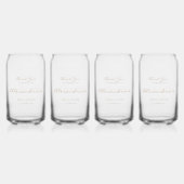 Personalisieren Sie Bridal Shower Danke Dosenglas (Hinten)