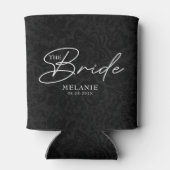 Personalisieren Sie Bridge White Typografy Black D Dosenkühler (Rückseite)