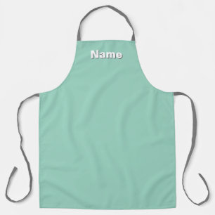Personalisieren Sie Cafe Coffee Shop Aqua Schürze
