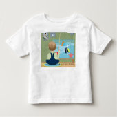 Personalisieren Sie Cartoon Jeremy geht Fishing Kleinkind T-shirt (Vorderseite)