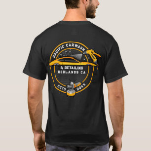 Personalisieren Sie Carwash Detailer Rücken Nur Go T-Shirt