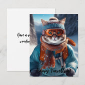 Personalisieren Sie Cat Ski auf den schneebedeckte (Vorne/Hinten)