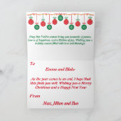 Personalisieren Sie Charming Hirsch Weihnachten (Innenseite)