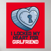 Personalisieren Sie "! Closed my Heart" Poster (Vorne)