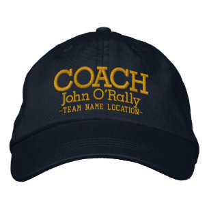 Personalisieren Sie Coach Cap Ihren Namen für Ihr Bestickte Kappe