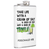 PERSONALISIEREN SIE COCKTAIL FLASK - LIMON, SALZ, FLACHMANN (Rechts)