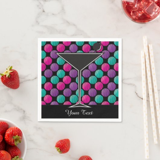 Personalisieren Sie Cocktail-Spaß Serviette (Beispiel)
