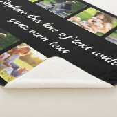 Personalisieren Sie Collage aus Foto und Vlies-Dec Sherpadecke (3/4)