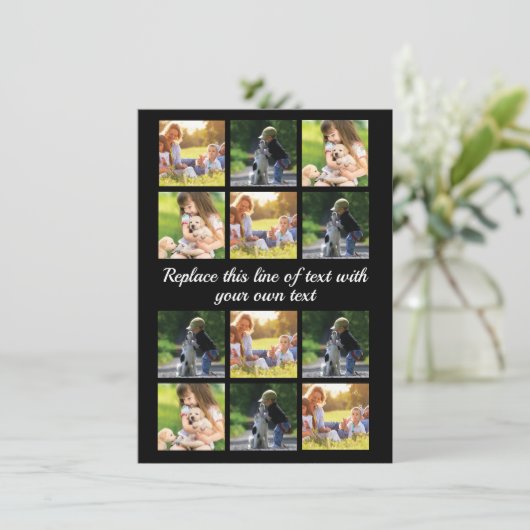 Personalisieren Sie Collage und Text CaseMate iPho Ankündigung (Stehend Vorderseite)