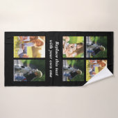 Personalisieren Sie Collage und Text CaseMate iPho Badehandtuch (Badehandtuch)