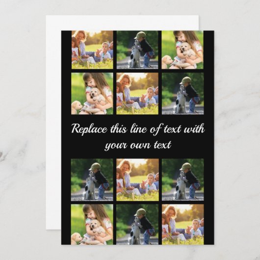 Personalisieren Sie Collage und Text CaseMate iPho Hinweiskarte (Vorne/Hinten)