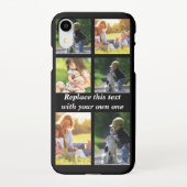 Personalisieren Sie Collage und Text CaseMate iPho iPhone Hülle (Rückseite)