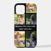 Personalisieren Sie Collage und Text CaseMate iPho iPhone Hülle (Rückseite)