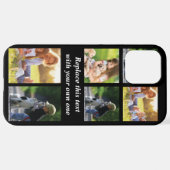 Personalisieren Sie Collage und Text CaseMate iPho iPhone Hülle (Hinten horizontal)