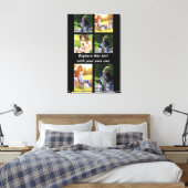 Personalisieren Sie Collage und Text CaseMate iPho Leinwanddruck (Insitu (Schlafzimmer))