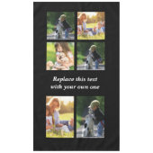 Personalisieren Sie Collage und Text CaseMate iPho Tischdecke (Vorderseite)