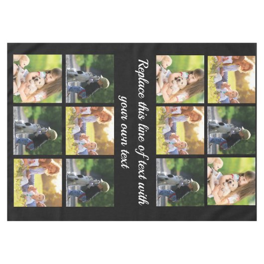 Personalisieren Sie Collage und Text CaseMate iPho Tischdecke (Vorderseite (Horizontal))