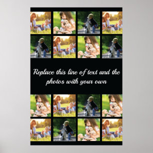 Personalisieren Sie Collage und Textposter für Fot Poster