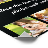 Personalisieren Sie Collage und Textposter für Fot Poster (Ecke)
