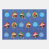 Personalisieren Sie das American Girl Elf Geschenkpapier Set (Vorderseite 2)