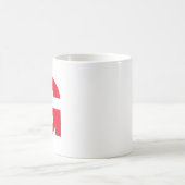 Personalisieren Sie das Anfangsmonogramm eines mod Kaffeetasse (Mittel)