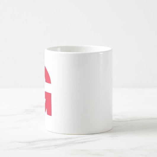 Personalisieren Sie das Anfangsmonogramm eines mod Kaffeetasse (Mittel)