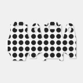 PERSONALISIEREN SIE DAS - B&W Polka Dots Muster Geschenkschachtel (Ungefaltet)