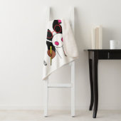 Personalisieren Sie das Blanket "Happy Moo Year"/M Sherpadecke (Beispiel)