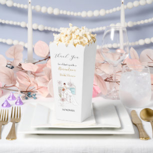 Personalisieren Sie das Brautdusche-Kleid Danke Geschenkschachtel