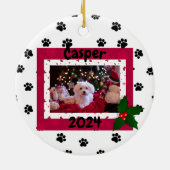 Personalisieren Sie das Deck der Paws Ornament Pet (Hinten)