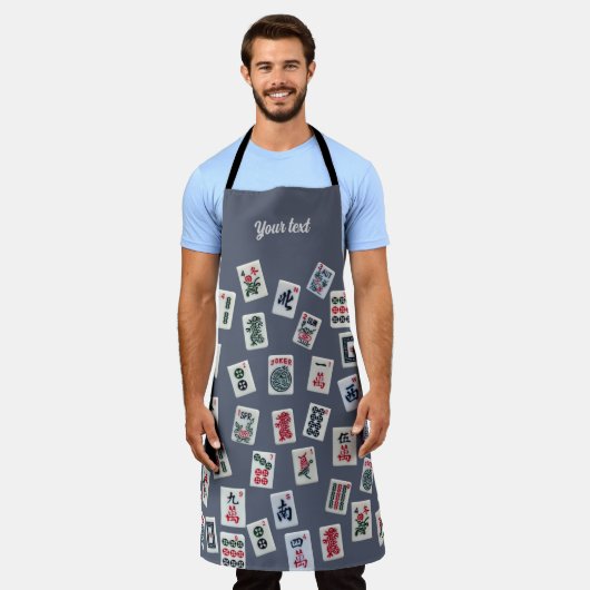 Personalisieren Sie das Design von MahJongg-Fliese Schürze (Getragen)