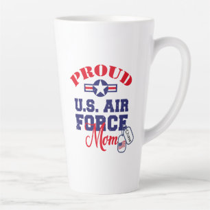 Personalisieren Sie das Dog Tag U.S. Air Force Mam Milchtasse