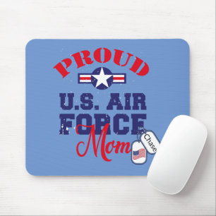 Personalisieren Sie das Dog Tag U.S. Air Force Mam Mousepad