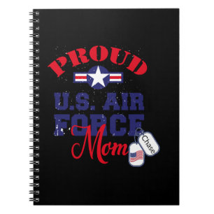 Personalisieren Sie das Dog Tag U.S. Air Force Mam Notizblock