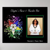 Personalisieren Sie das Eastern Star Foto Poster (Vorne)