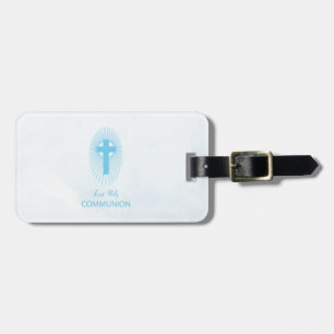 Personalisieren Sie das erste heilige Kommunionskr Gepäckanhänger