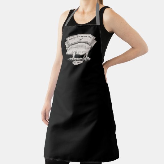 Personalisieren Sie das Fleisch-Metzgergeschenk vo Schürze (InSitu)