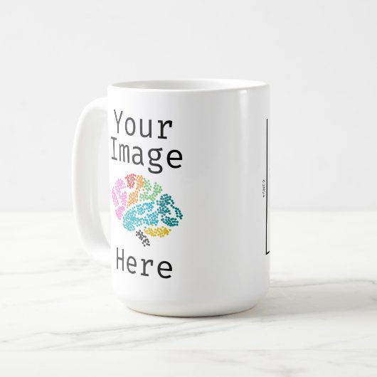 Personalisieren Sie das Gehirn der Zelle des Genom Kaffeetasse (Vorderseite Links)