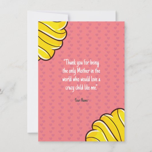 Personalisieren Sie das gelbe Haar der glücklichen (Rückseite)