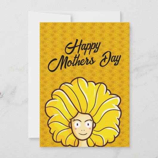 Personalisieren Sie das gelbe Haar der glücklichen (Vorderseite)