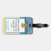 Personalisieren Sie das Gepäckstück mit Ente Gepäckanhänger (Rückseite horizontal)