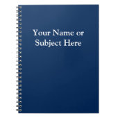 Personalisieren Sie das Geschäft der Blue School Notizblock (Vorderseite)
