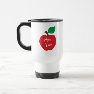 Personalisieren Sie das Geschenk des Apple Teacher Reisebecher